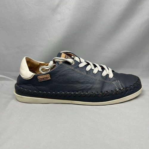 Pikolinos Women's Sneaker With Faux Fur Trim - Leather Upper Casual Shoes