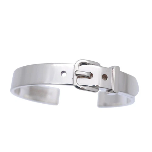 HERMÈS AUTENTICO BRACCIALE HERMES BOUCLE CELLIER ARGENTO 925 BRACCIALE ARGENTO 1059 DONNA F S