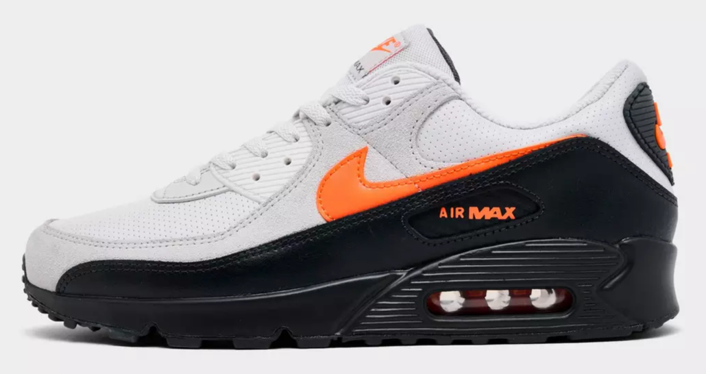 Size 8.5 - Nike Air Max 90 Racing Pack - Vast Grey Total Orange
