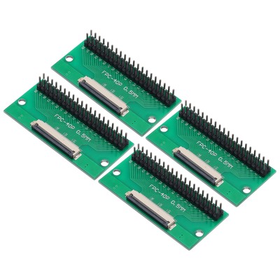 4pcs FFC FPC Connector Board 40 Pins Double Row Male Pin Header Strip Adapter