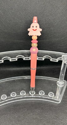 Cute Ghost Ballpoint Pen | Pink Halloween Kawaii Pen | Refillable