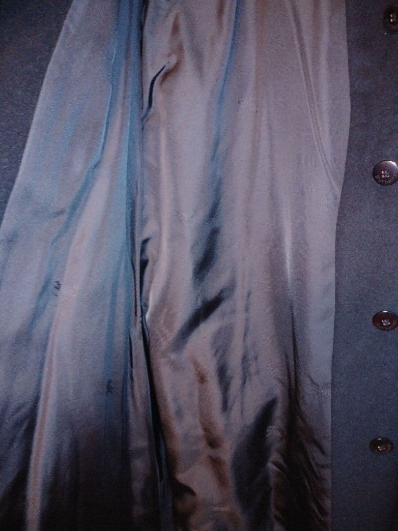 Burberry   Black Wool Long Coat thumbnail 5