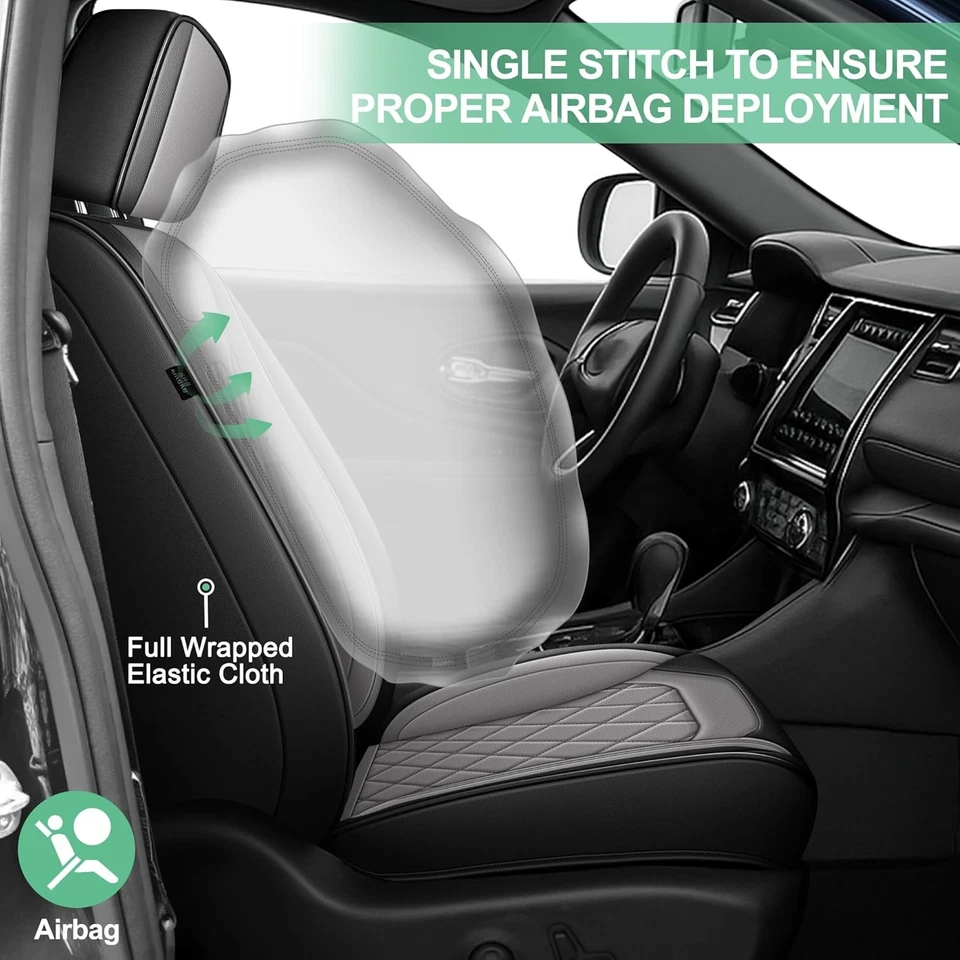 Seat Covers For Buick Rendezvous 2002-2007 Faux Leather Seat Cushion (5 Seat) Foto 4 de 4