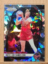 Katie Lou Samuelson #128 2024 Prizm WNBA Silver Cracked Ice Prizm Fever W0136A
