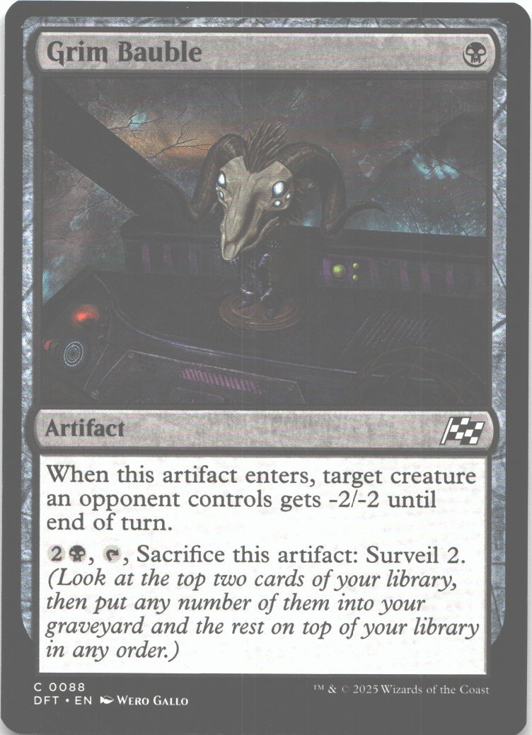 Grim Bauble [DFT - 88] Common NM Aetherdrift