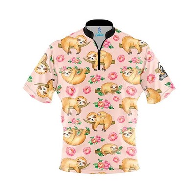 Best Personalized Flowery Sloths Bowling Jersey Shirts - All Size