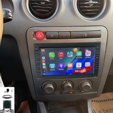 7'' 2+64GB Android 15 Autoradio Carplay GPS Navi BT Für Seat Ibiza 2002-2008 Kam