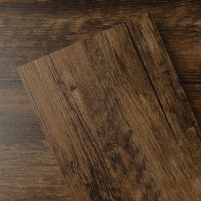Peel and Stick Vinyl Flooring, 37-Pack (54 Sq.Ft) Wood-Effect, Rigid Core Eas...