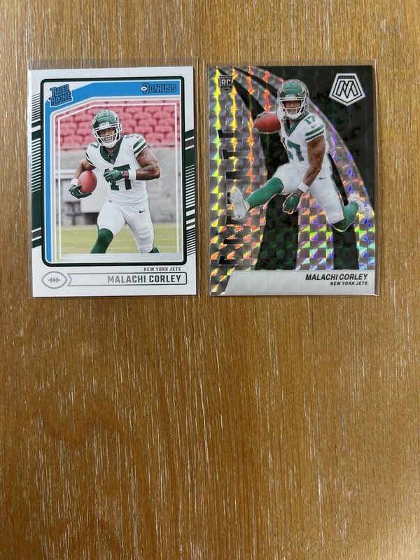 Malachi Corley 2024 RC Lot (x2) - Mosaic Elevate PRIZM & Donruss Rated Rookie