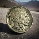1936 buffalo nickel XF+ With Full Horn As Shown # BN 1936-P XF+ WFHAS