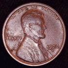 1923 S Lincoln Cent - VERY FINE