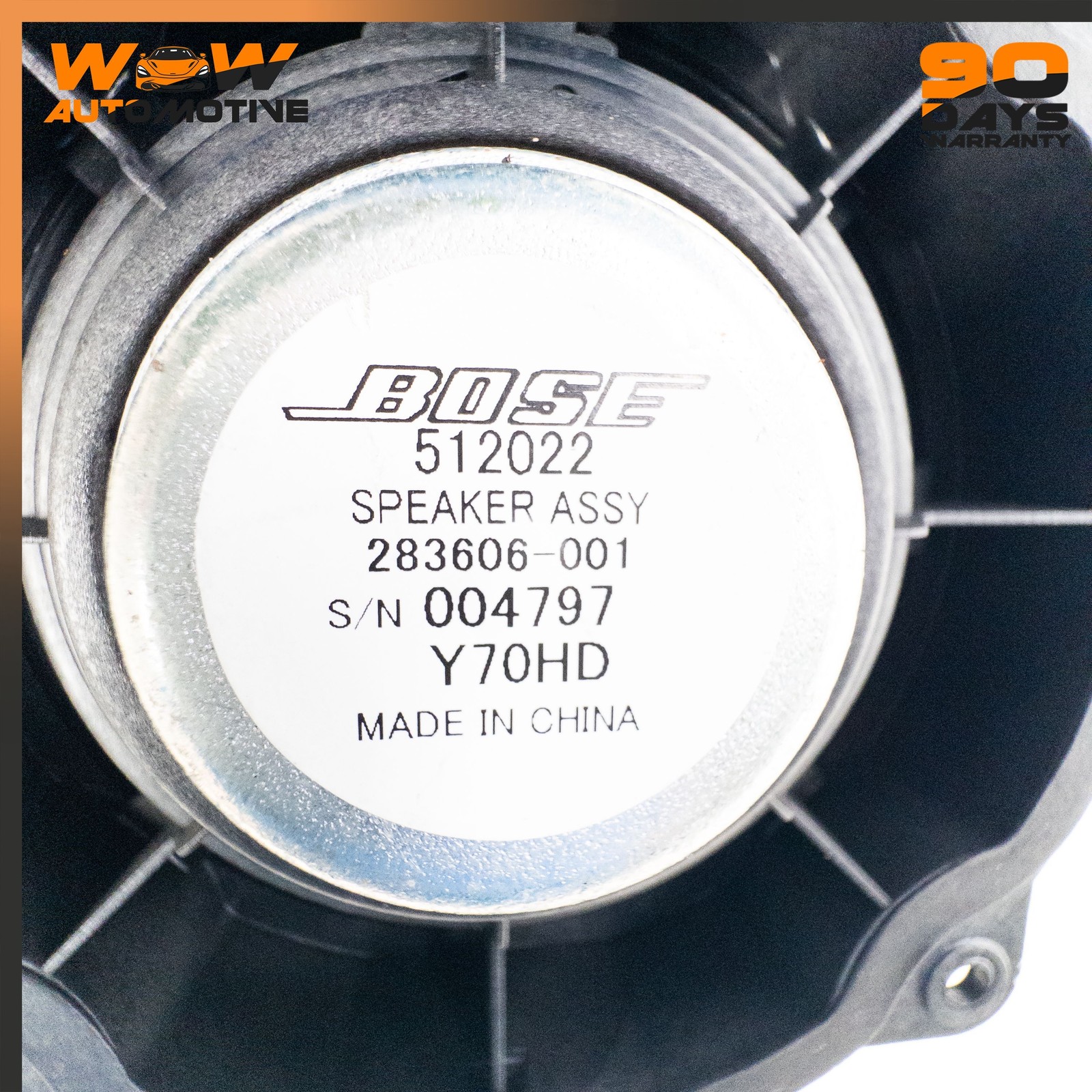 08-19 MASERATI GRANTURISMO LEFT RIGHT DOOR SOUND SPEAKER ASSEMBLY 512022 OEM