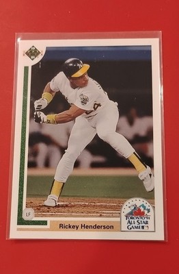 1991 Upper Deck Final Edition - Rickey Henderson #86F