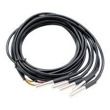 Aideepen 5 Stuck 5m Digitaler Edelstahl Temperatursensor,  Temperaturfühler k...