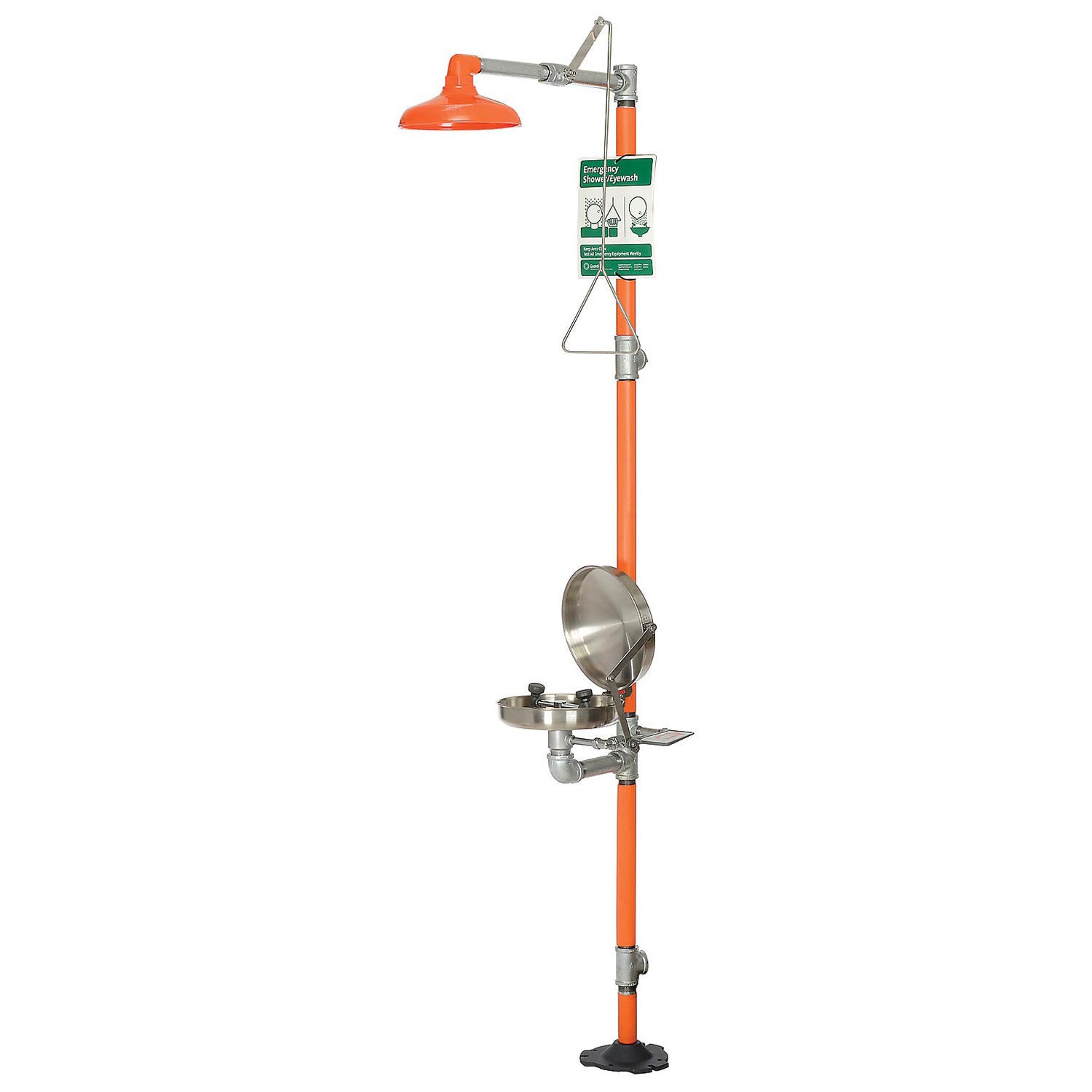 G1902bc Safety Station With Eye Wash Stainless Steel Bowl An