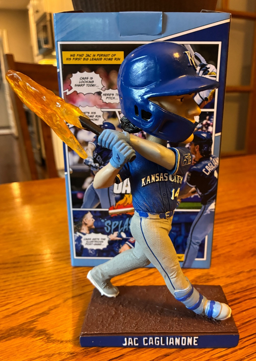 Jac Caglianone Blazin' Bat Bobblehead, Kansas City Royals SGA 5/4