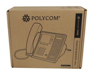 Polycom CX600 PoE VoIP Desk Phone Microsoft Lync 2200-15987-025 New