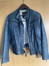 Gipsy Damen Lederjacke , S, Blau, 