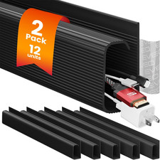 Cable Management under Desk Kit 12 Units - under Desk Cable Management Cord Hi
