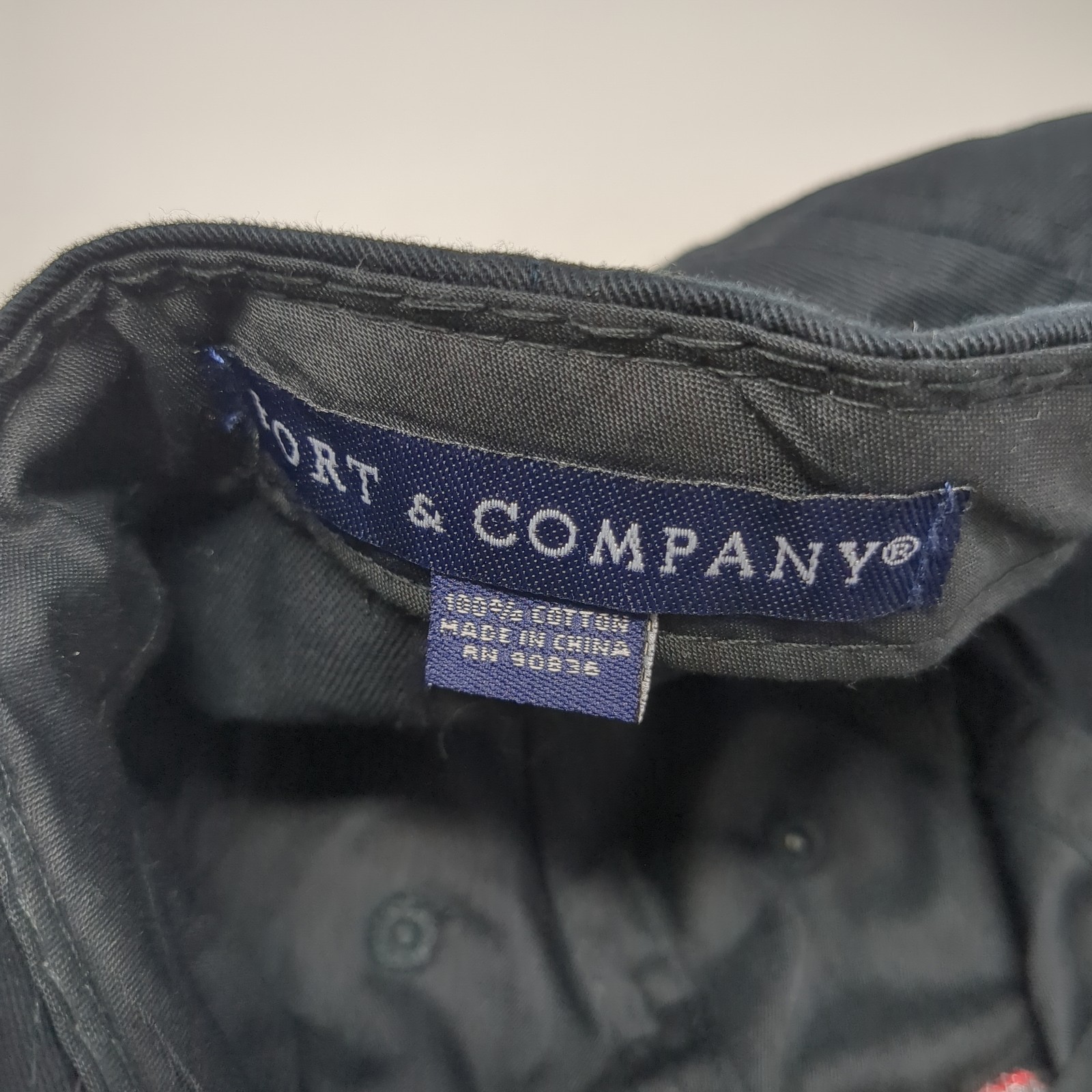 D&B Supply Strapback Hat Solid Black One Size 6 P… - image 9