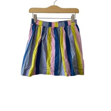 Hanna Andersson Cotton Rainbow Print Elastic Waist Skirt GIrl's Size 6-7