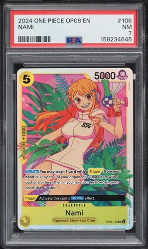 Nami graded PSA 7 for sale on eBay