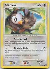 Starly 75/100 Stormfront Pokemon Lightly Played