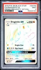 2018 POKEMON SM BLACK STAR PROMO #SM156 FULL ART/DRAGONITE GX PSA 9
