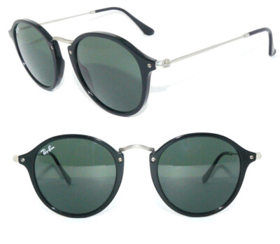 RAY BAN SUNGLASSES BLACK GREEN RB 2447 901 MENS 3447 EYEGLASSES WOMEN 2448 CASE