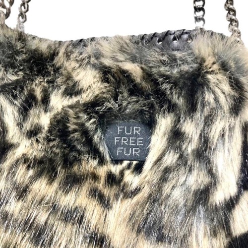 Stella McCartney Tote Bag Falabella Reversible Leopard Fur Suede with Pouch - 第 3/7 張圖片