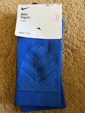 Nike Vapor Football Crew Socks Size Small 3Y-5Y Blue SX5698-480 1 Pair