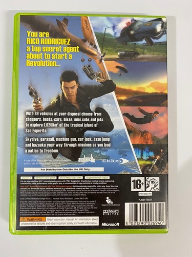 Xbox 360 Just Cause - Rated 16+ - Avalanche - Manual Included - GC - Tested - Picture 2 of 5