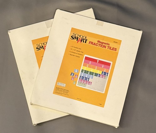 2 Sets - Schule SMART Magnet Bruch Fliesen 102 Stück ALTBESTAND ungeöffnet - Bild 1 von 7