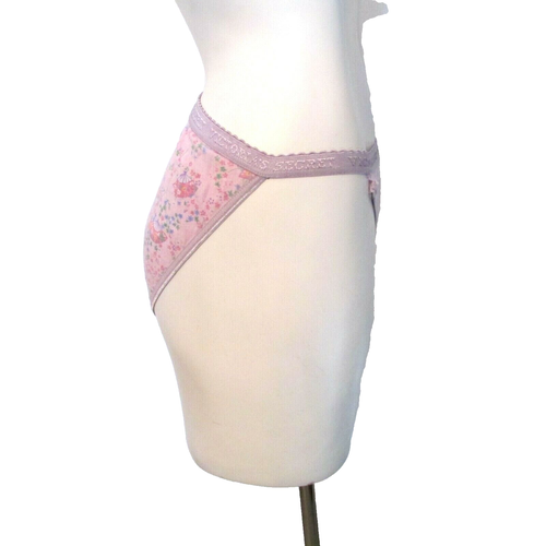 Victoria's Secret Cotton Wide Thick Signature Waistband String Bikini Panties M - Picture 10 of 12