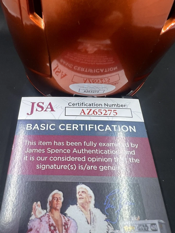 Tyler Fitzgerald Signed Mini San Francisco Giants Batting Helmet JSA - Image 3 of 3