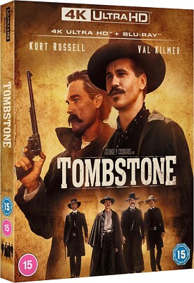 TOMBSTONE [4K UHD + Blu-ray] Exclusive UK 4K Release Kurt Russell, Val Kilmer
