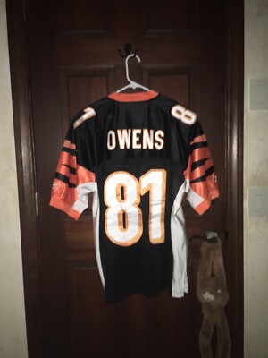 Mens Reebok Sz 48 TERRELL OWENS Bengals NFL Football Jersey