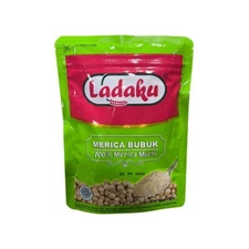 LADAKU White Pepper Ground 100g / 250g | Pure Natural Premium Indonesian Spice