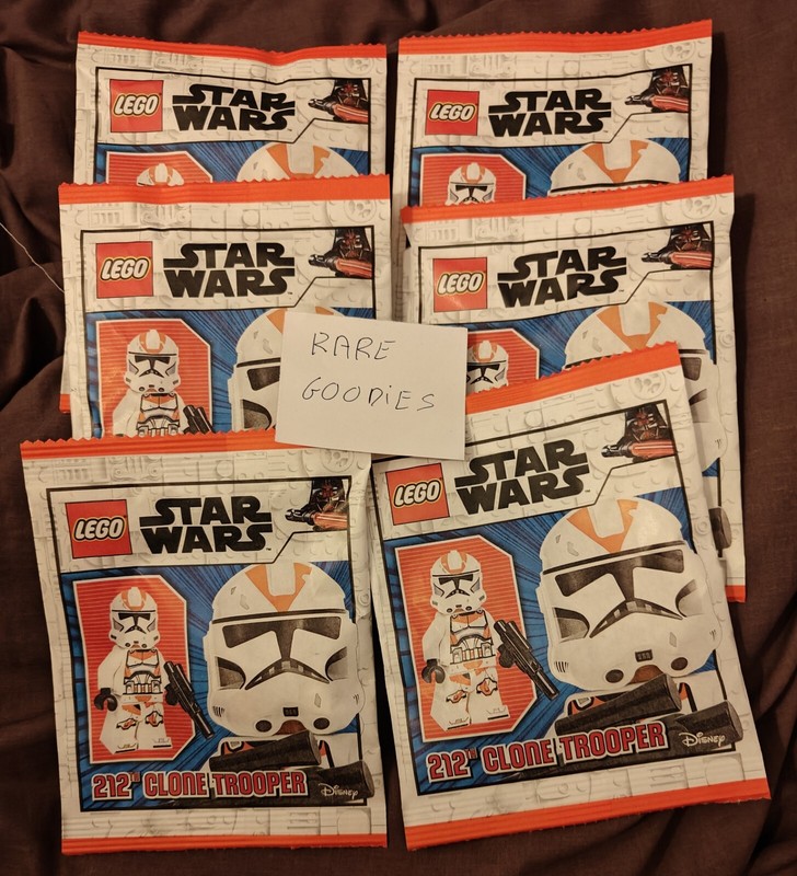 Lego Star Wars 212th Clone Troopers X6 Brand New Factory sealed 912303