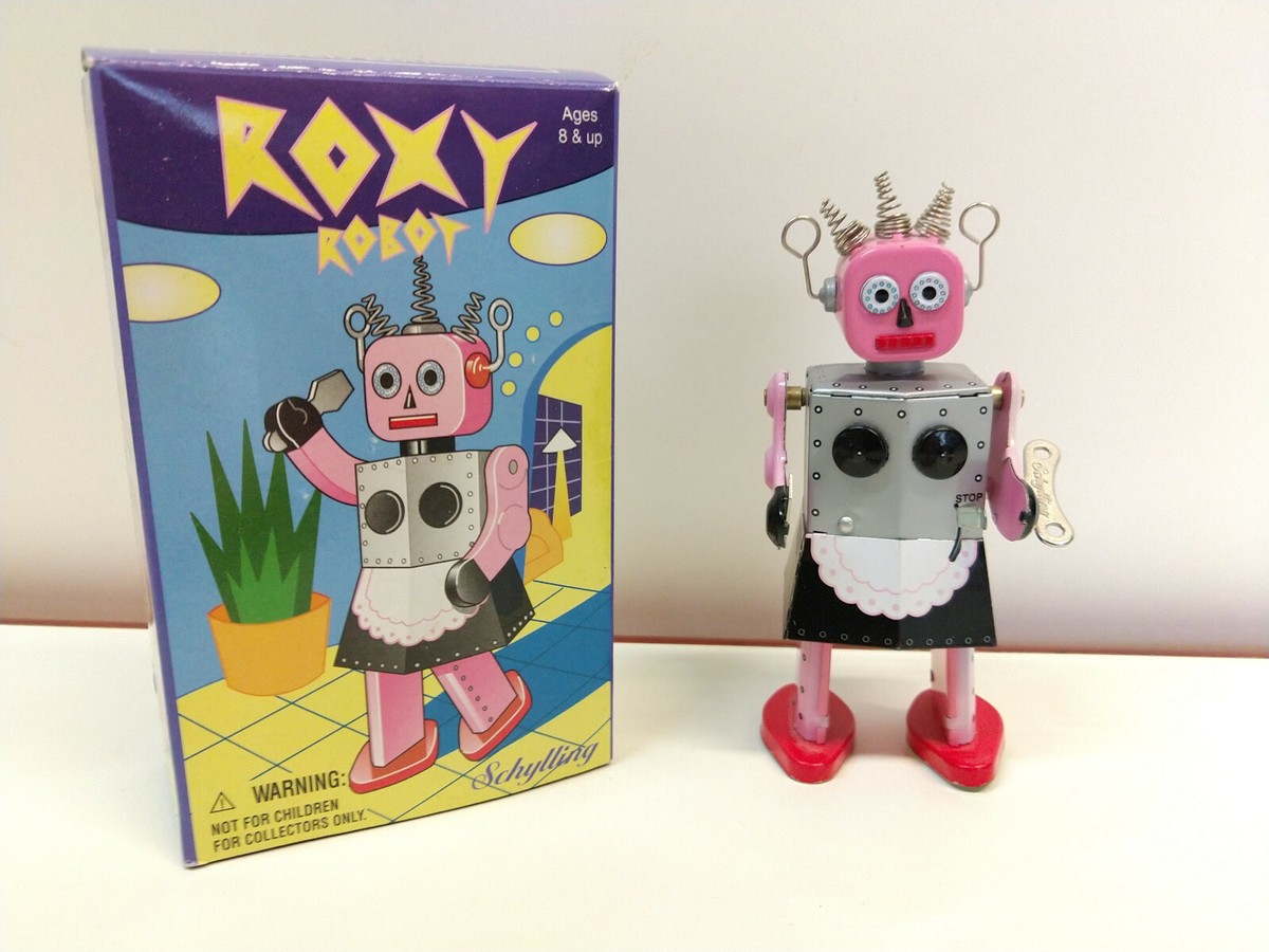 Schylling (Collector Series) Roberta - Robot mécanique en tôle (marcheur