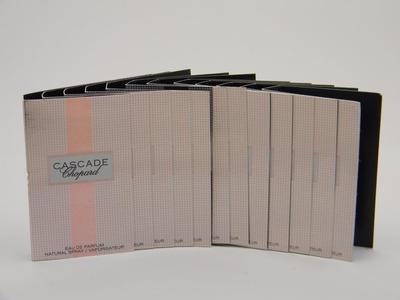 Chopard Cascade EDP Vial Sample With Card 0.04 fl oz 1.2ml (Lot of 12)