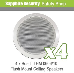 4 X Bosch Lhm 0606 10 6 Watt High Quality Flush Clamp Mount