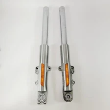 Genuine Harley Davidson 14-23 Touring Polished 49mm Front Right  Left Fork Legs