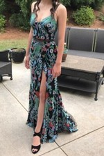 Mori Lee by Madeline Gardner Flower Dress for Special Occasion, Size 0