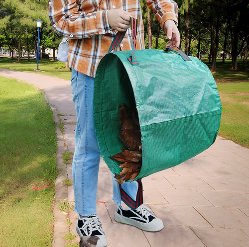 5X Gartensack Laubsack Rasensack Gartenabfallbehälter Behälter Gartentasche 500L - Bild 10 von 10