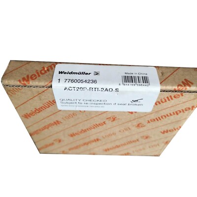 ACT20P-RTI-2AO-S 1PC NEW Sealed Weidmuller PLC Module ACT20P-RTI-2AO-S