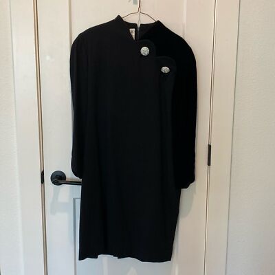 Vintage Adele Simpson Black Dress.