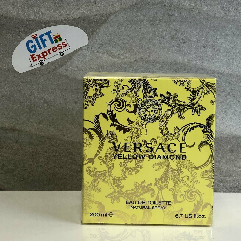 Versace Yellow Diamond By Gianni Versace - Edt Spray 6.7 Oz Brand in BOX