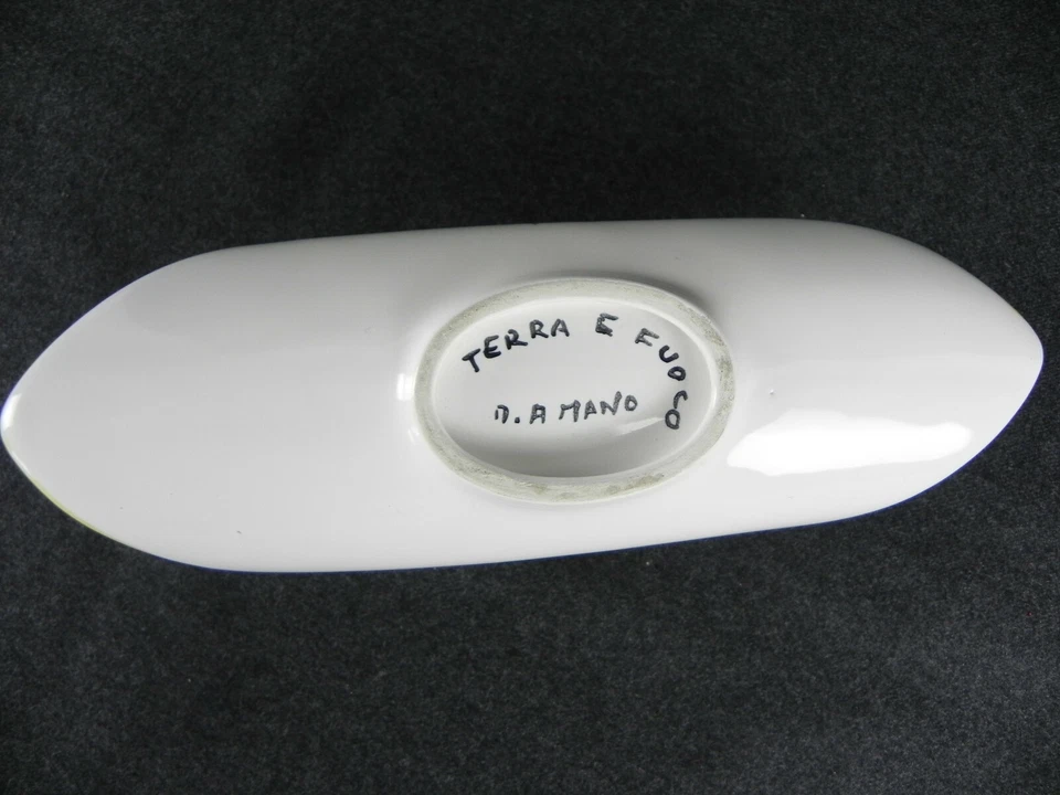 Portatovaglioli in ceramica Porcellana Dipinto a mano Artigianale Dipinto a mano - Immagine 4 di 4