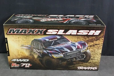 TRAXXAS 102076-4 MAXX SLASH 4WD BRUSHLESS 6S SCT 713 - image 1 of 4